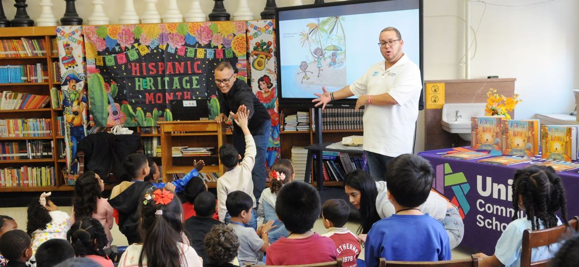 Author Carlos Aponte at PS 1